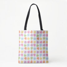 Colorful Valentine Candy Hearys Tischset Holiday