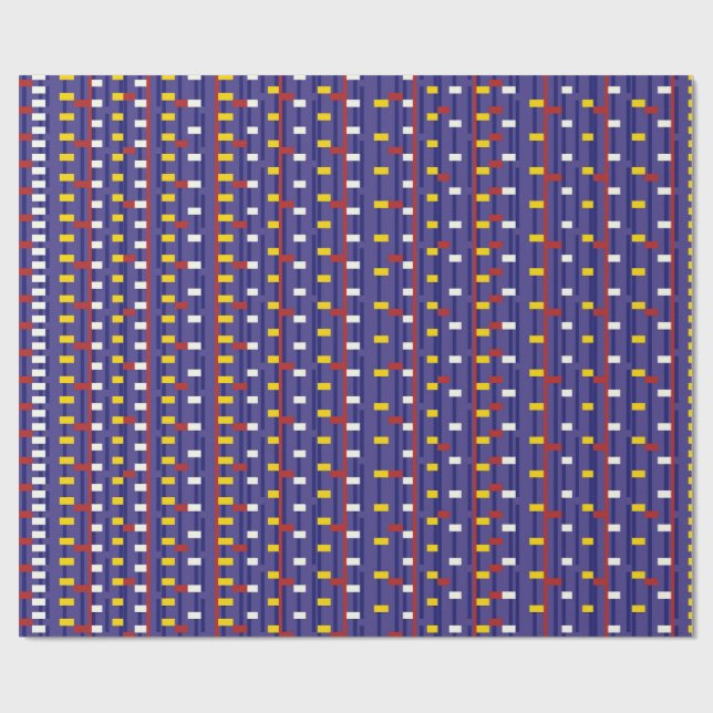 Colorful Valentine Vibes  Geschenkpapier (Flach)