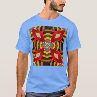 Colorful Vase Abstract Geometrical Pattern T-Shirt