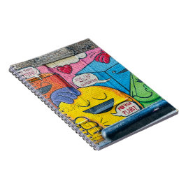 Colorful Vibranly Chicago Artwork Notizblock