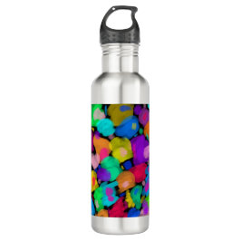 Colorful watercolor print edelstahlflasche
