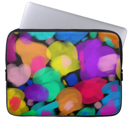 Colorful watercolor print laptopschutzhülle