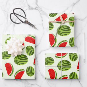 Colorful Watermelon Summer Geschenkpapier Set