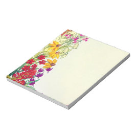 Colorful Western Wildflower Notizblock