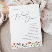 Colorful Wildflower | Rehearsal Dinner