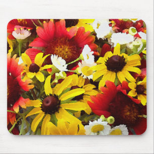 Colorful Wildflowers Mousepad