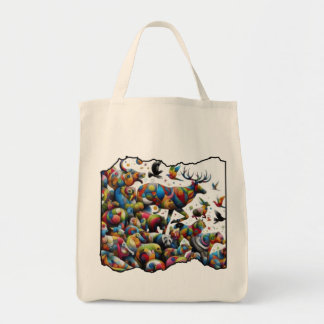 Colorful Wildlife — wild bursts Tragetasche