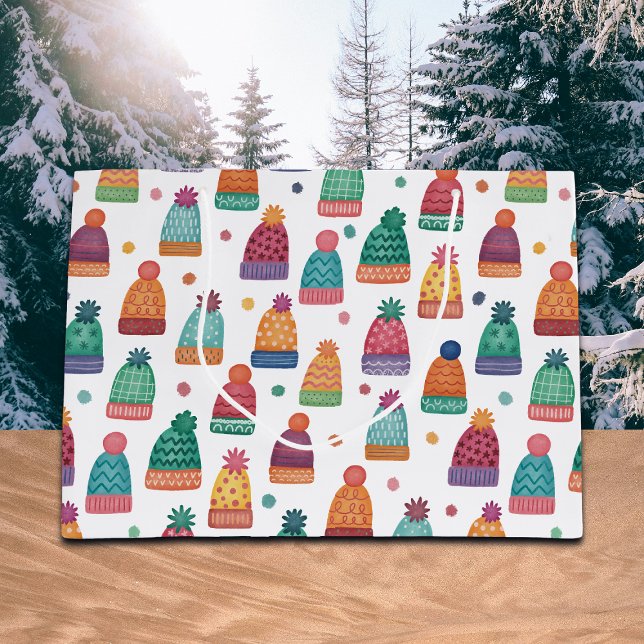 Colorful Woolly Hats Winter Große Geschenktüte (Von Creator hochgeladen)