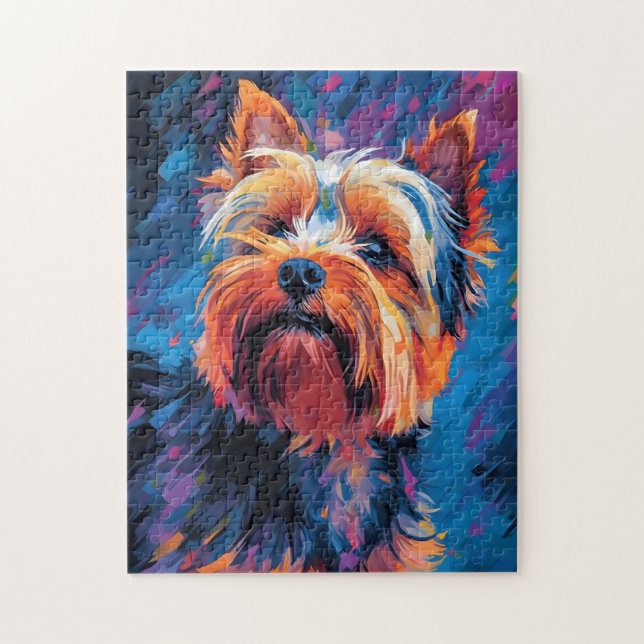 Colorful Yorkshire Terrier (Vertikal)