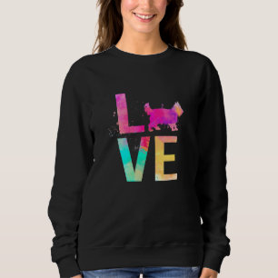 Colorful Yorkshire Terrier Dog Mama Yorkshire Terr Sweatshirt