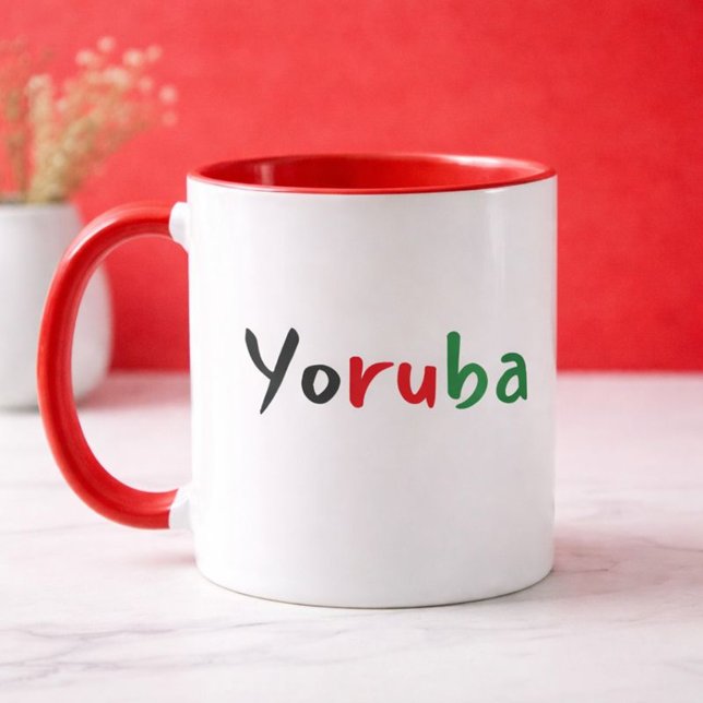Colorful Yoruba Pan African Tasse (Von Creator hochgeladen)