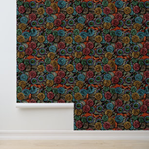 Colorfull Glittery Lollipops Wallpaper Tapete