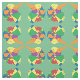 Colorfull Great Dane Stoff