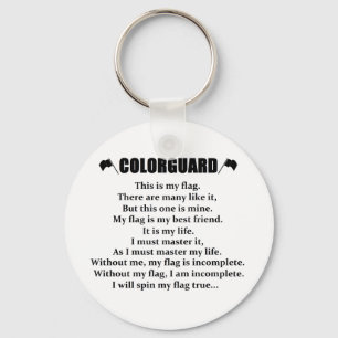 Colorguard Rhythmus-Schlüsselanhänger Schlüsselanhänger