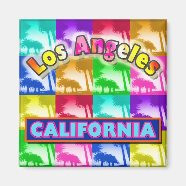 "Coloring Los Angeles 2" Magnet (Vorne)