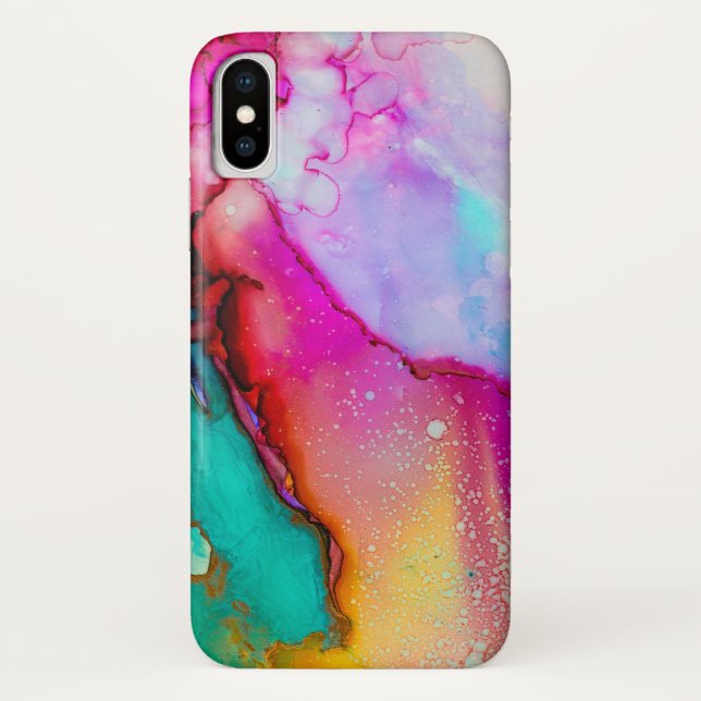 Coloring Mashup Apple iPhone X Hüllen (Rückseite)
