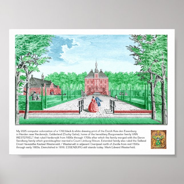 colorisation 2025 1760 Impression Kasteel De Essen (Devant)