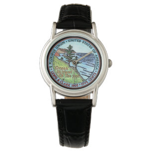 Colorized Lewis und Clark-Expeditions-Nickel-Uhr Armbanduhr