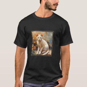 Colorpoint Kurzhaar-Gartenblumen-Malerei-Haustier  T-Shirt