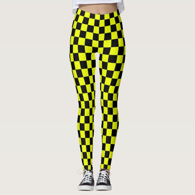ColorPop Karo™ 9 Leggings (Vorderseite)