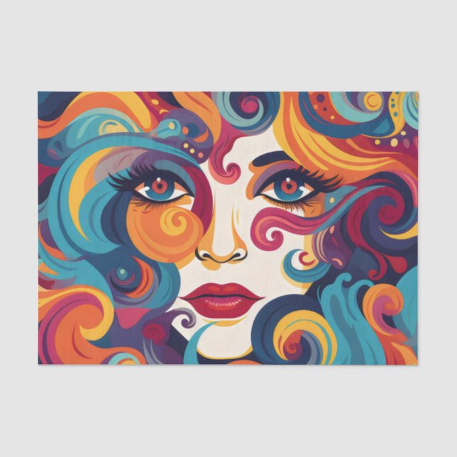ColorPop Ladys ArtFace 20 Seidenpapier (Vorderseite)