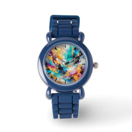 Colors and Gold Armbanduhr
