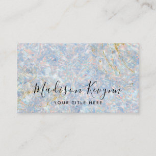 Colors Gemstone Opal Texture Business Card Visitenkarte
