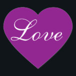 Colors lädt Lila Liebe zum Hochzeitsfeiern ein Herz-Aufkleber<br><div class="desc">Colors lädt Lila Liebe Hochzeit Siegel Umschlag Aufkleber Sticker Farbe Ergänzung Lila Einladungs-Siegel Sticker - Hochzeiten Artikel Schriftsteller oft fragen: Welche Hochzeits-Briefmarke Designer sind heiß in diesem Jahr? Diese dekorativen und maßgeschneiderten Hochzeitsstipps Lila und weiße Einladungs-Siegel sind für das Hochzeitsfest Foto gemacht Dank Postkarten zusätzlich zu anderen Arten von Hochzeitsartikeln....</div>