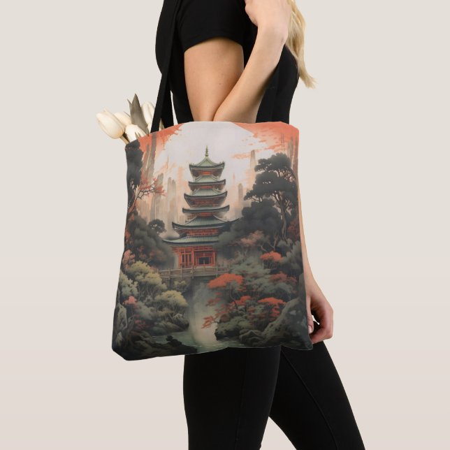 Colors Landscape Asian House Tasche (Von Nahem)