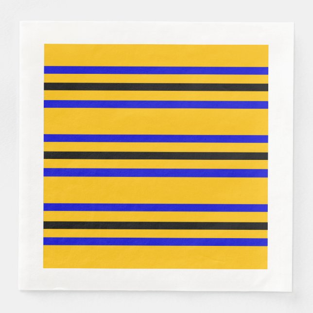 Colors of Barbados Flag Serviette (Vorderseite)