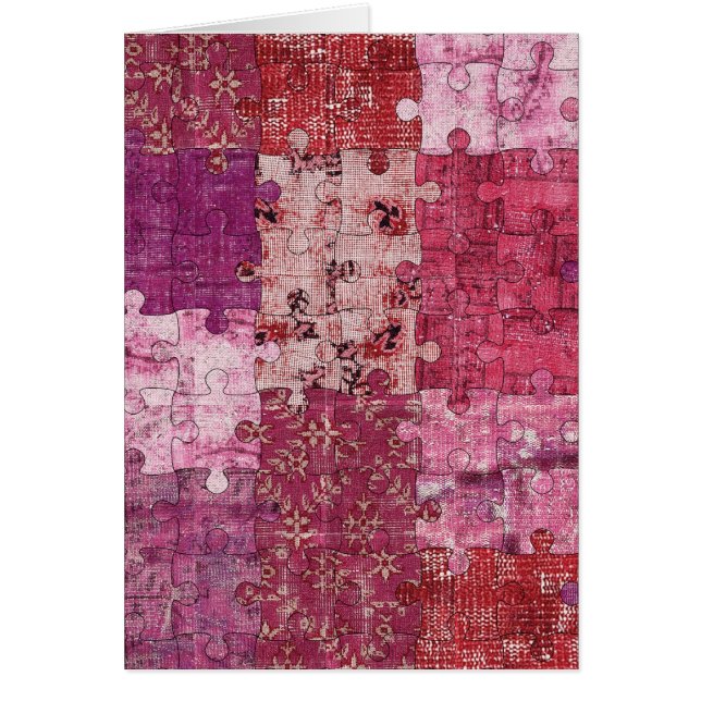 Colors Texture Puzzle Card (Vorne)