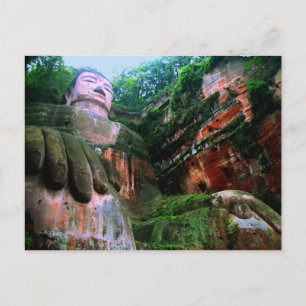Colossal Le Shan Buddha Postkarte