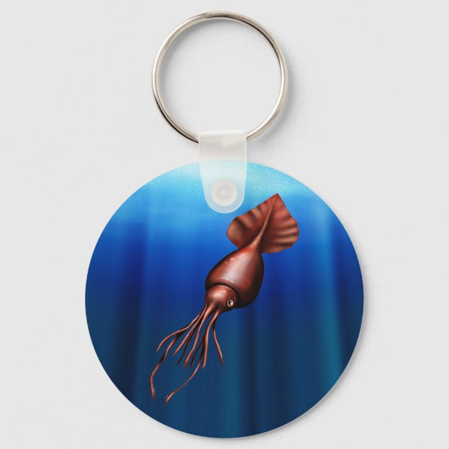 Colossal Squid Keychain Schlüsselanhänger (Vorderseite)