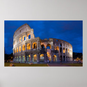 Colosseum an der Dämmerung Poster