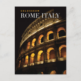 Colosseum italy postkarte
