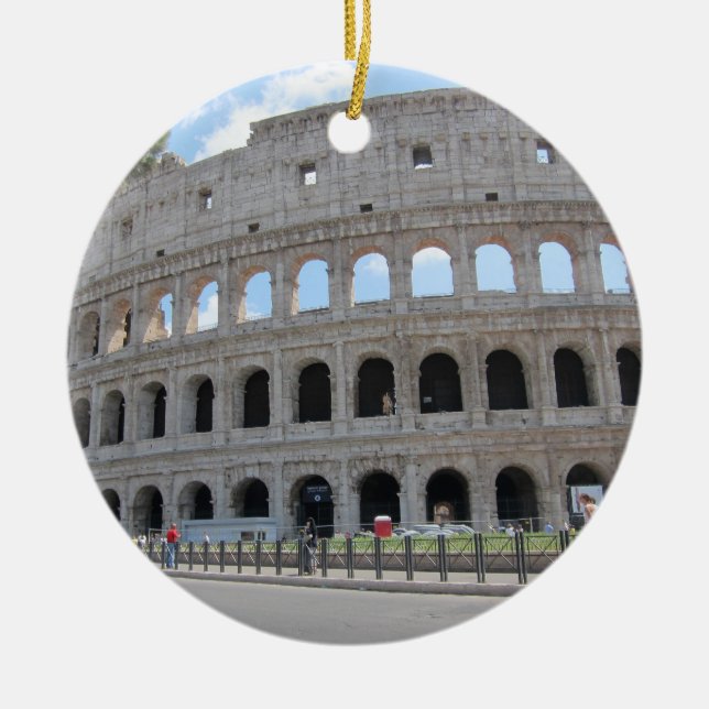 Colosseum Rom an! Keramikornament (Vorne)