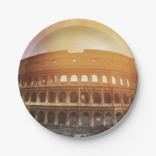 Colosseum, Rom, Italien Pappteller