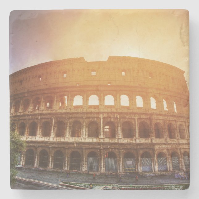 Colosseum, Rom, Italien Steinuntersetzer (Vorderseite)
