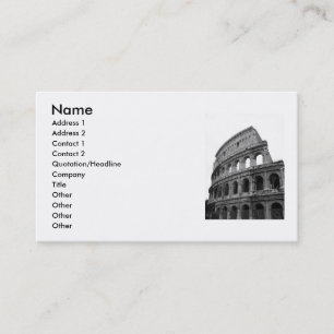 Colossuem Business Card Visitenkarte