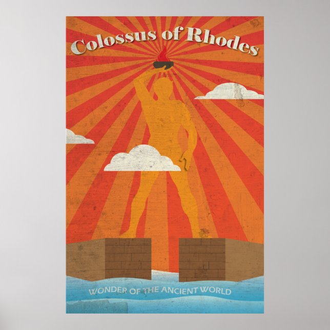 Colossus of Rhodes the Ancient Wonder Poster (Vorne)