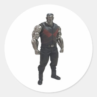 colossus runder aufkleber