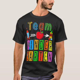 Colour Back to School Kindergarten Lehrer St T-Shirt