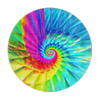 Colour Burst Spiral Muster Kunst