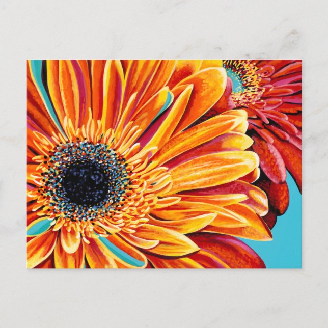 Colour Bursts II Postkarte (Vorderseite)