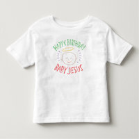 Colour Chalk Happy Birthday Baby Jesus Religious