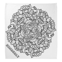 Colour me mandala Cartoon Maus Erdbeeren Blume