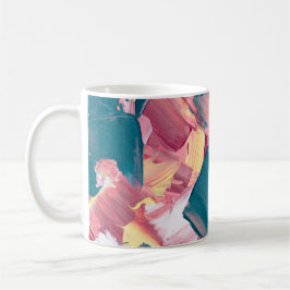 Colour Rush Abstract Oil Paint IV Mug Kaffeetasse