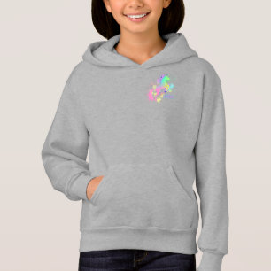Colour Splash Fantasy Rainbow Unicorn Hoodie
