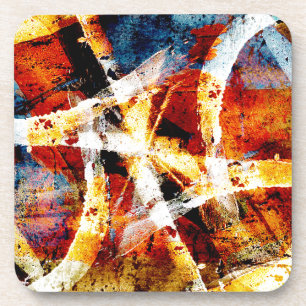Colourful abstract graffiti untersetzer