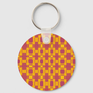 Colourful blurred chequered pattern schlüsselanhänger